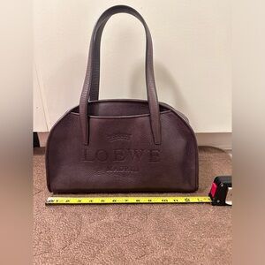 Authentic Loewe Purse Brown leather preloved excellent condition
